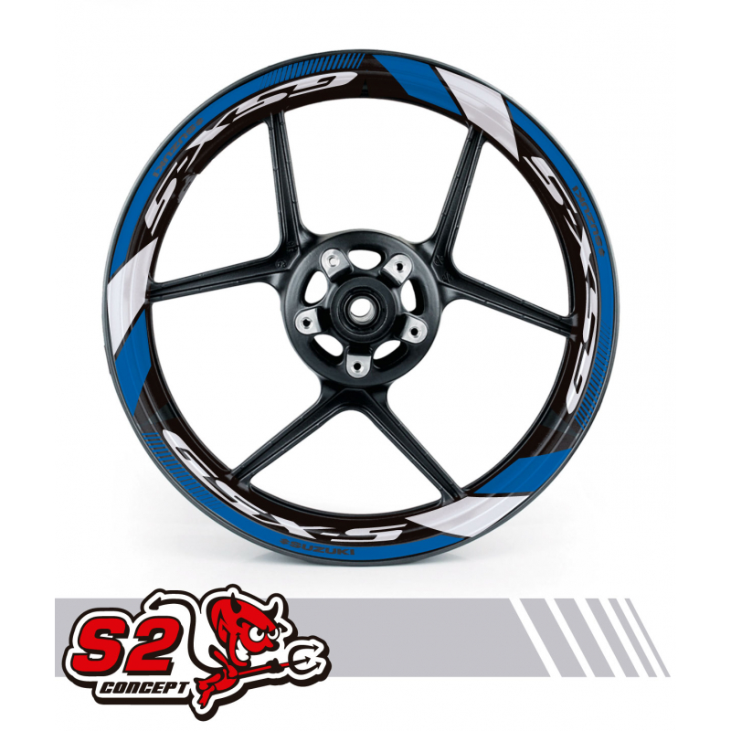 SUZUKI wheel rim decals set