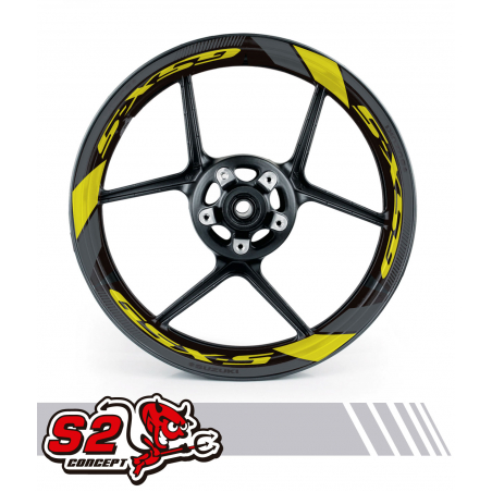 SUZUKI wheel rim decals set