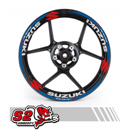 SUZUKI wheel rim decals set