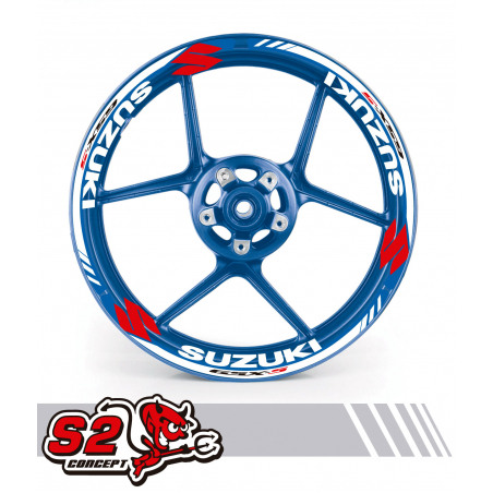 SUZUKI wheel rim decals set