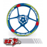 SUZUKI wheel rim decals set