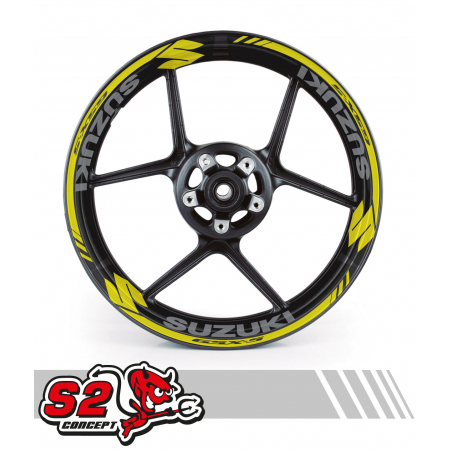 SUZUKI wheel rim decals set