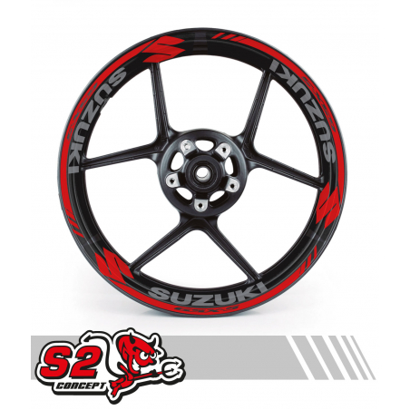 SUZUKI wheel rim decals set