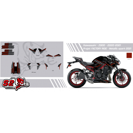 Kawasaki Z900 Factory Edition, a special edition, tailor made by S2 Concept