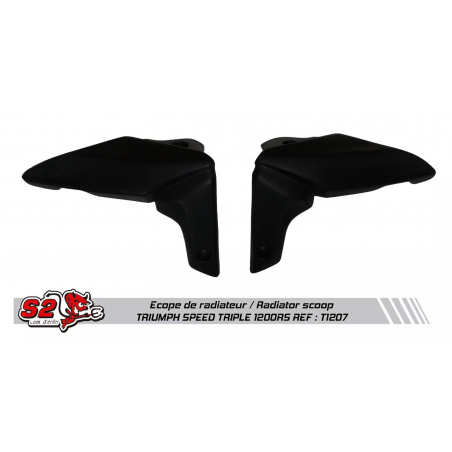 Ecope de radiateur gauche et droite S2 CONCEPT TRIUMPH SPEED TRIPLE 1200RS