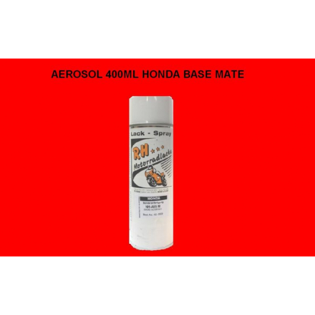 Aerosol 400ml MATT BASE HONDA RED AEROSOL - 1