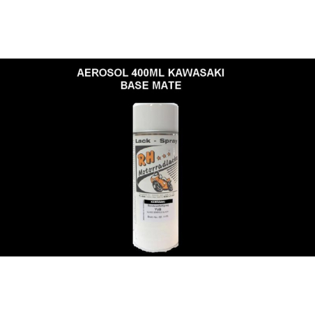 Aerosol 400ml MATT BASE KAWASAKI BLACK - 1