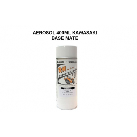 Aerosol 400ml MATT BASE KAWASAKI WHITE - 1