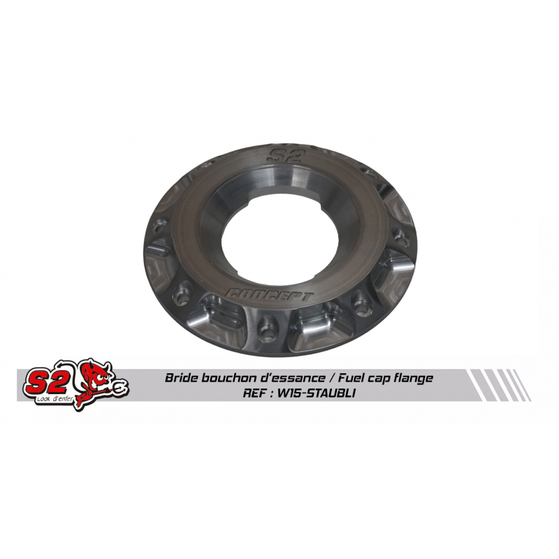 Fuel cap flange