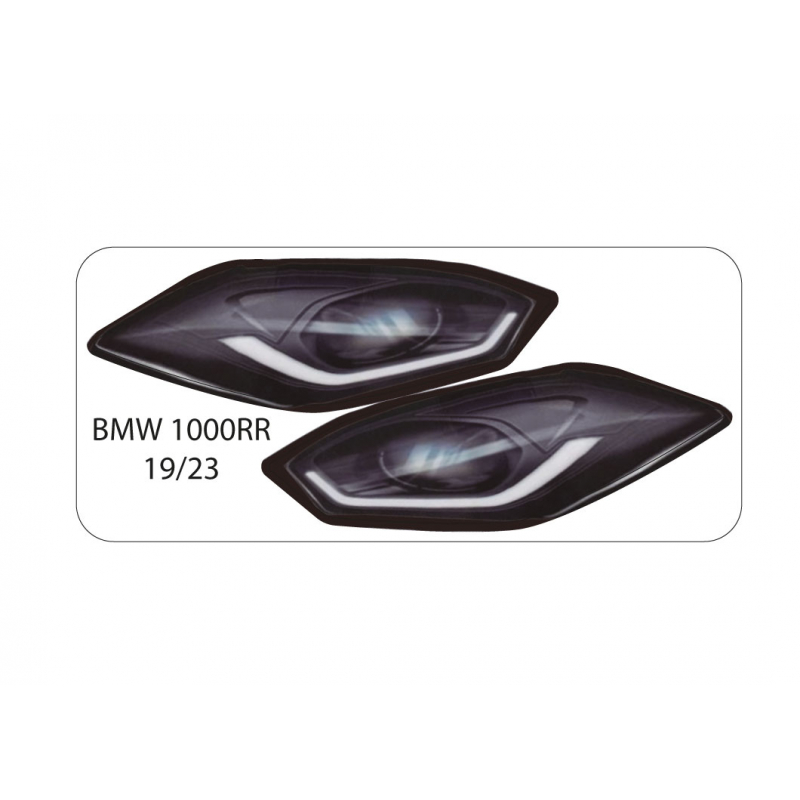 BMW S1000RR racing fairing mock headlight sticker