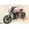 YAMAHA MT07 racetrack decals kit custom made to your team colors, sponsors, your racing number.