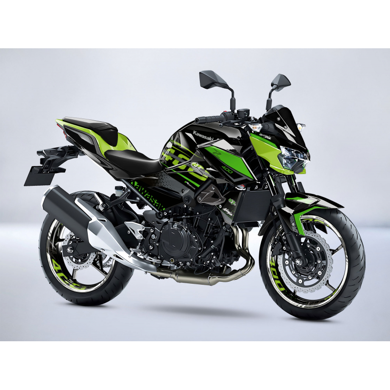 Kawasaki Z400 SHOCKWAVE decals set