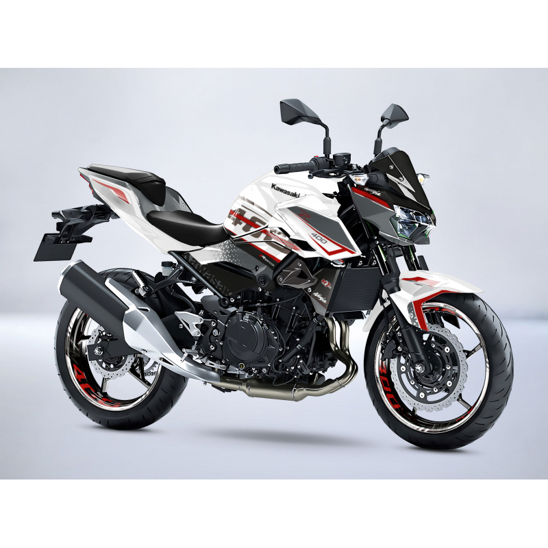 Kawasaki Z400 SHOCKWAVE decals set