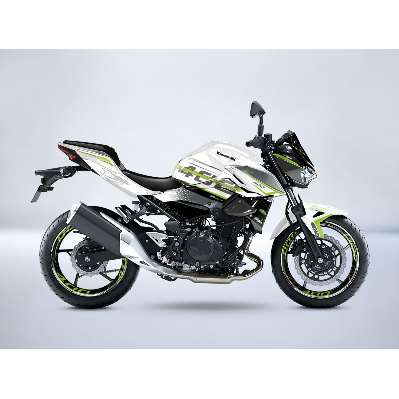 Kawasaki Z400 SHOCKWAVE decals set