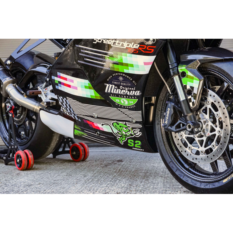 Set complet carénage racing S2CONCEPT TRIUMPH STREET TRIPLE 765 RS a partir de 2023