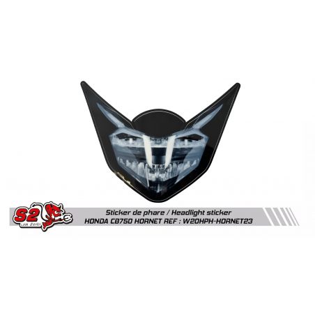 HONDA CB750 Hornet racing fairing mock headlight sticker
