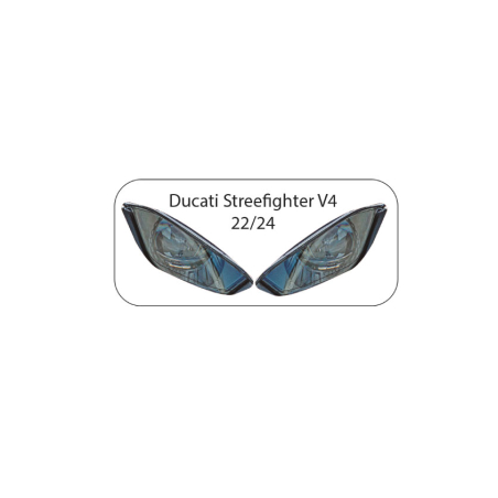 Racing fairing mock headlight sticker DUCATI STREETFIGHTER V4