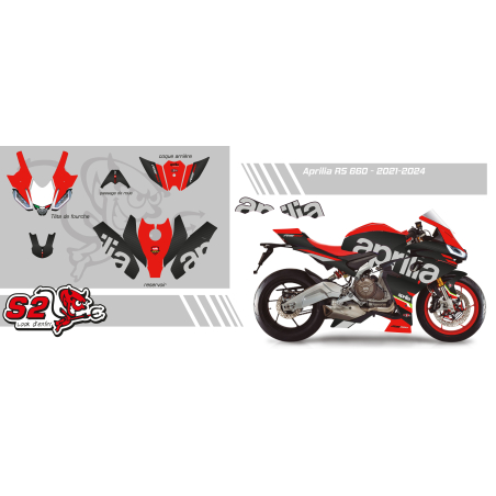 Kit déco personnalisable Aprilia RS660