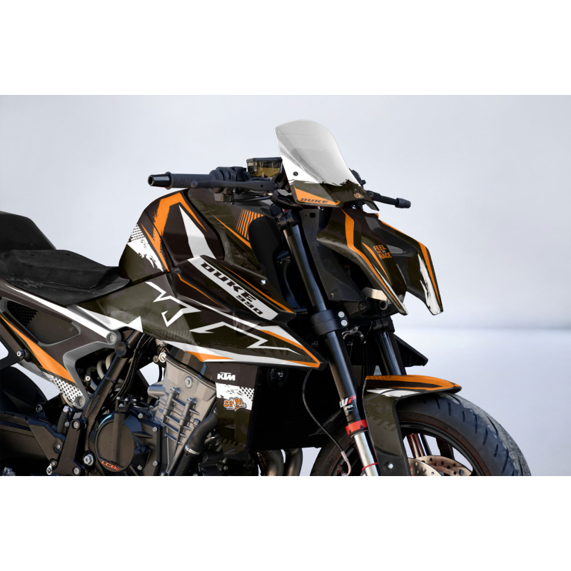 KTM 990 Duke racing decals set