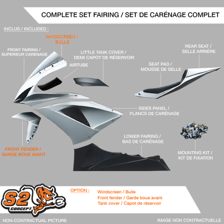 Complete Bodywork Racing Kit – Ducati Panigale V4 2020-2021 Track Bike