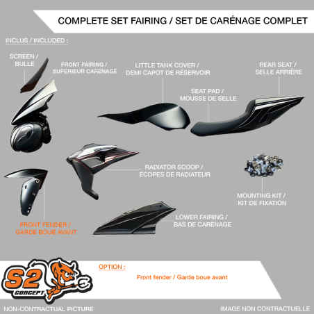 Kit carénage piste complet S2 Concept – Streetfighter V4 2020/24