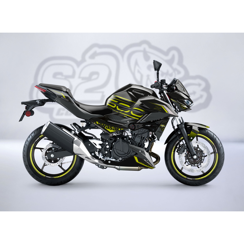 Kawasaki Z500 SHOCKWAVE decals set