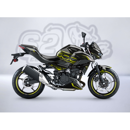Kawasaki Z500 SHOCKWAVE decals set