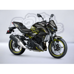 Kawasaki Z500 SHOCKWAVE decals set with the wheels