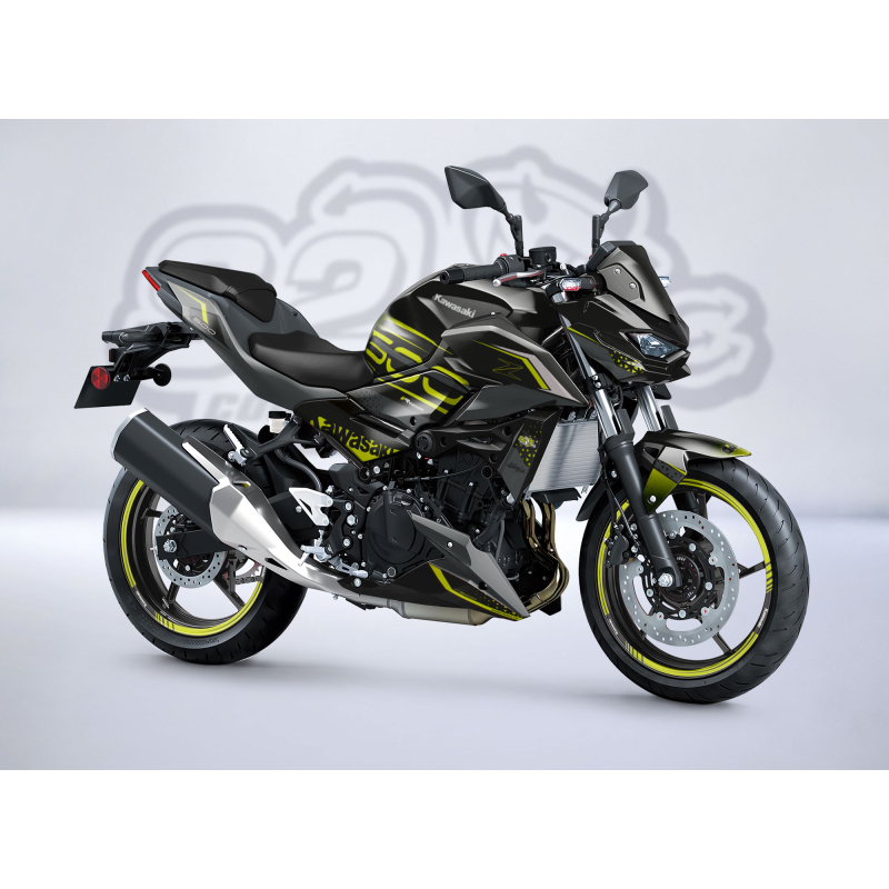 Kit déco + jantes Kawasaki Z500 SHOCKWAVE