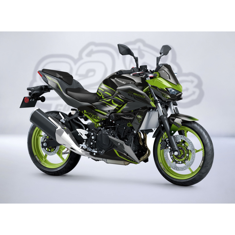 Kit déco + jantes Kawasaki Z500 SHOCKWAVE