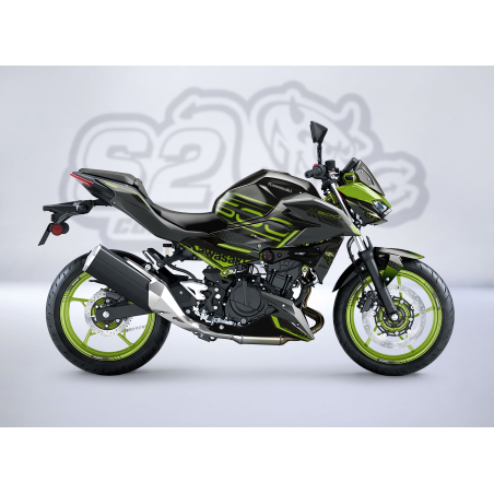 Kit déco Kawasaki Z400 SHOCKWAVE