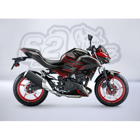 Kawasaki Z500 SHOCKWAVE decals set