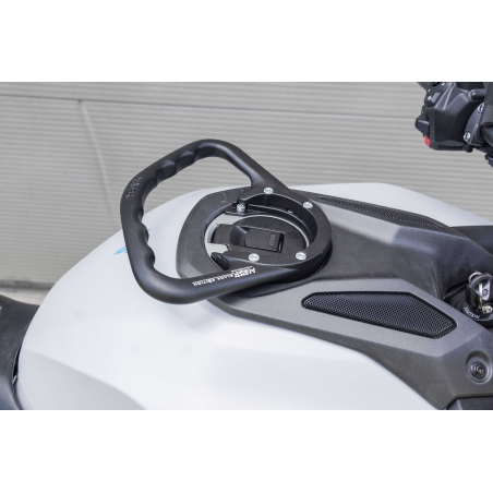 Poignée passager A-Sider 'Black Edition' sur réservoir Yamaha