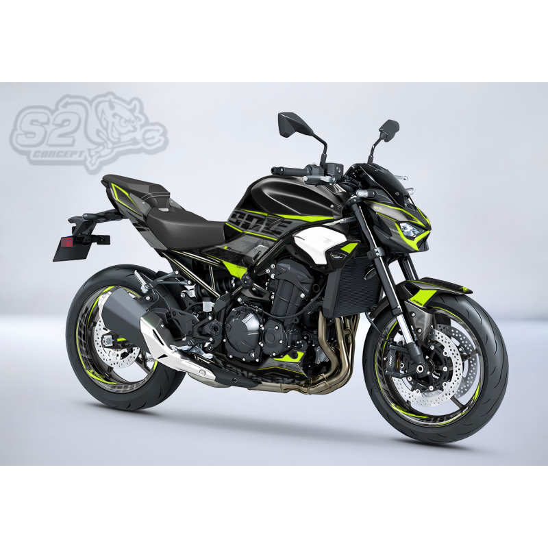 Sticker Kit for Kawasaki Z900 – RADIKAL Design – 2025