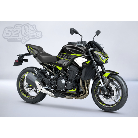 Kawasaki Z900 Motorcycle Graphics – RADIKAL 2025 Ready to Apply Kit