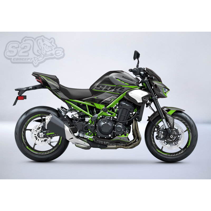 Sticker Kit for Kawasaki Z900 – RADIKAL Design – 2025