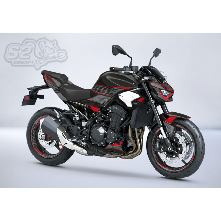 Kawasaki Z900 Motorcycle Graphics – RADIKAL 2025 Ready to Apply Kit