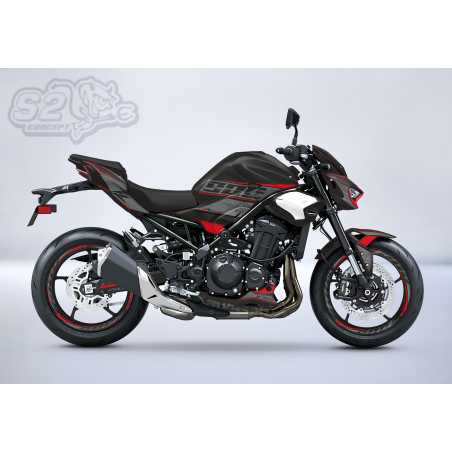 Kawasaki Z900 Motorcycle Graphics – RADIKAL 2025 Ready to Apply Kit