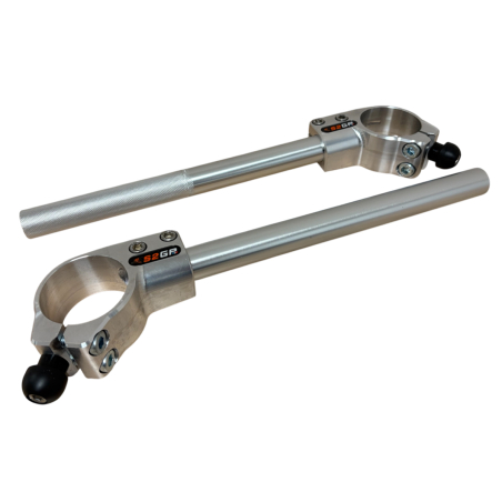 Paire de guidons bracelets spécifiques Yamaha R9 – Aluminium 7075 taillé dans la masse, butées de direction intégrées et tubes a