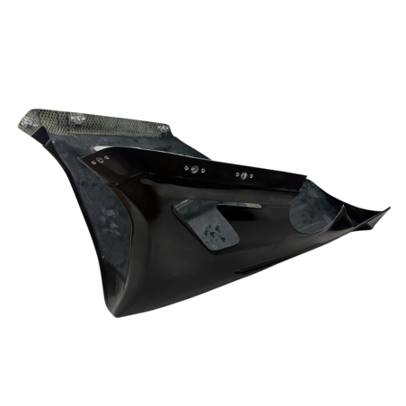 Black Gelcoat Racing Belly Pan for Yamaha R9 – S2 Concept Design