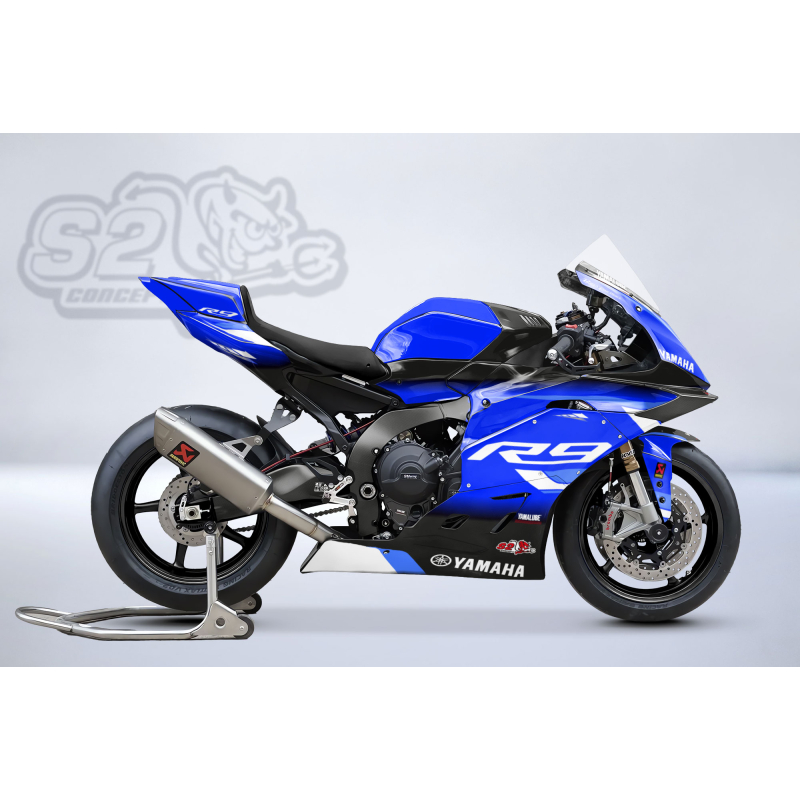 Kit décoration complet carénage S2concept à personnaliser Yamaha R9