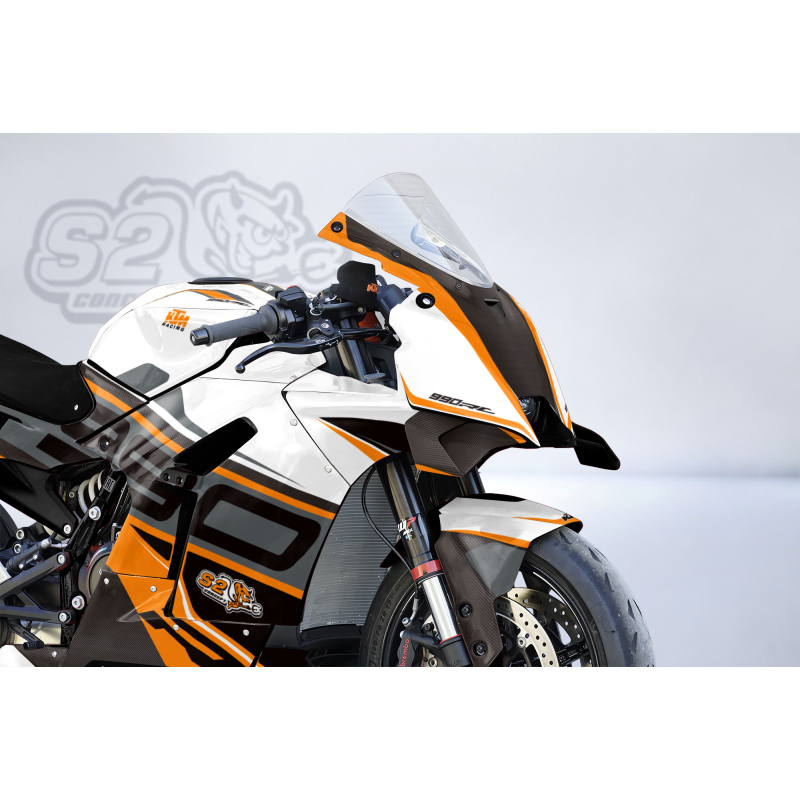 Kit décoration complet carénage S2concept à personnaliser KTM RC990R