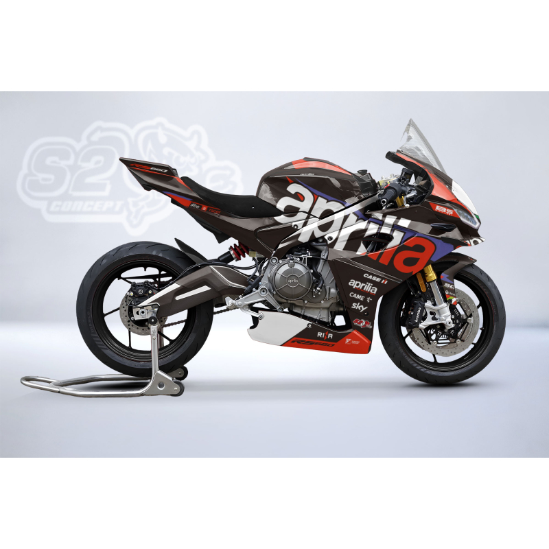 Kit décoration complet carénage S2concept à personnaliser Aprilia RS660 a partir de 2025