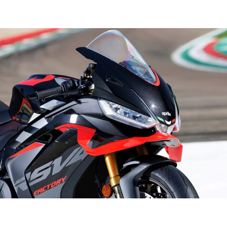 Aerodynamic downforce and aggressive design for your track-ready Aprilia RSV4