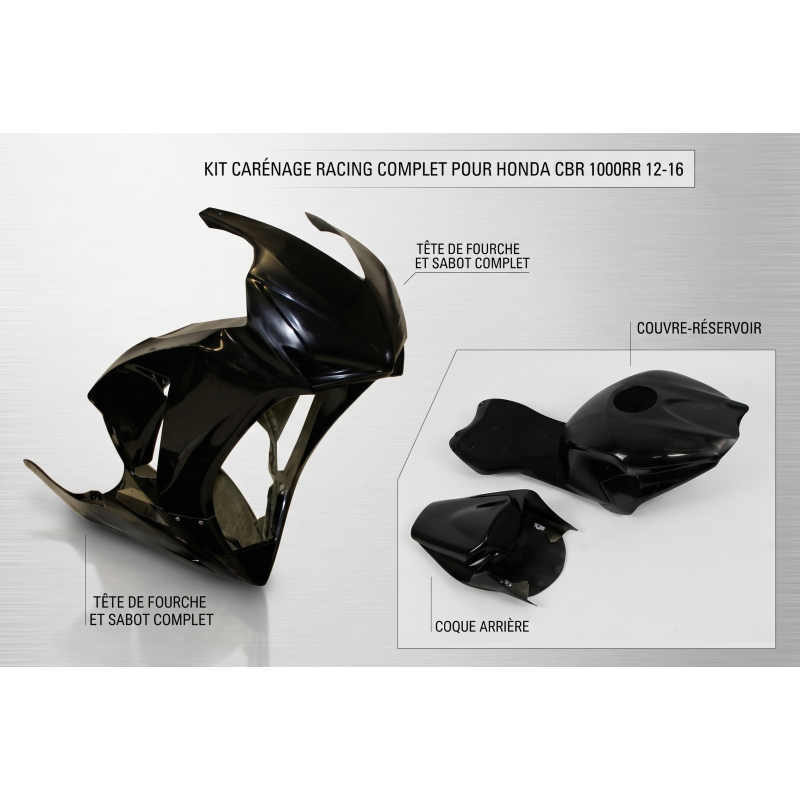 Set complet carénage racing CRC Honda CBR1000RR 2012-2016