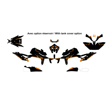 Ensemble de Décalcomanies Racing Dynamique pour KTM 990 Duke
