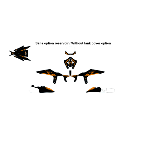 Ensemble de Décalcomanies Racing Dynamique pour KTM 990 Duke