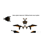 Ensemble de Décalcomanies Racing Dynamique pour KTM 990 Duke