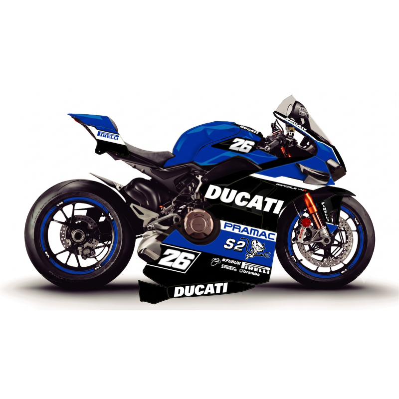Kit déco racing personnalisable Ducati Panigale V4 2022/24