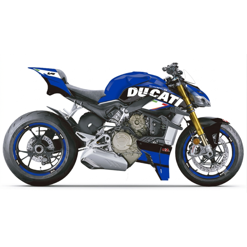 Ducati STREETFIGHTER Racing fairing decals set